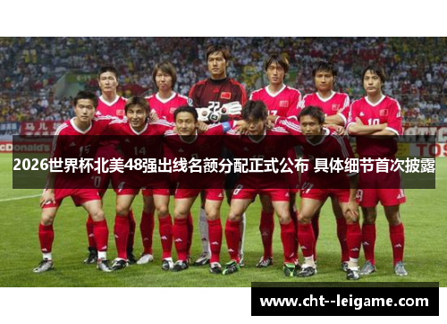 2026世界杯北美48强出线名额分配正式公布 具体细节首次披露