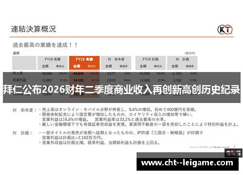 拜仁公布2026财年二季度商业收入再创新高创历史纪录